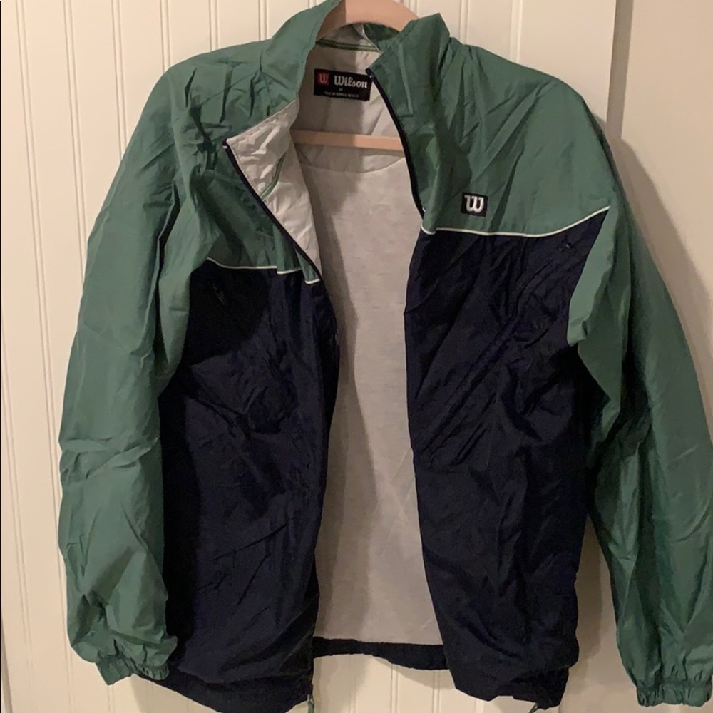 Vintage 80s Wilson windbreaker jacket